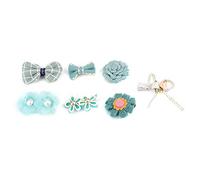 ZJchao Coffret Cadeau de Pinces à Cheveux pour Animaux de Compagnie, 7 Pièces, pour Petits Chiens et Chats, Accessoires élégants pour Un Usage Quotidien (2)