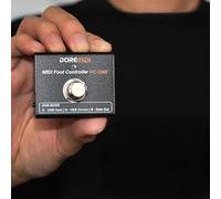 ZJchao Contrôleur de Pied MIDI Portable pour Guitare électrique avec Plusieurs Modes de Déclenchement, Sortie DIY CC/PC/Note, Interface USB Plug and Play, Pédale d'effets MIDI Compacte pour la