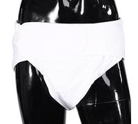 ZJchao Couches Lavables Réutilisables et Réglables pour Incontinence Adulte, Pantalons Respirants pour Hommes et Femmes (WHITE)