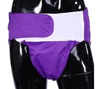 ZJchao Couches Lavables Réutilisables et Réglables pour Incontinence Adulte, Pantalons Respirants pour Hommes et Femmes (violet foncé)