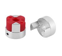 ZJchao Coupleur d'arbre de Prune, Alliage d'Alliage en Aluminium de Couplage Flexible Aluminium 1PC Coupleur 'arbre de Stepre pour la Machine CNC Imprimante 3D et Motor à étapes (10 mm-12 mm)