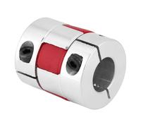 ZJchao Coupleur d'arbre de Prune, Alliage d'Alliage en Aluminium de Couplage Flexible Aluminium 1PC Coupleur 'arbre de Stepre pour la Machine CNC Imprimante 3D et Motor à étapes (12 mm-12 mm)