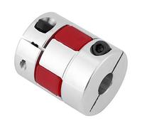 ZJchao Coupleur d'arbre de Prune, Alliage d'Alliage en Aluminium de Couplage Flexible Aluminium 1PC Coupleur 'arbre de Stepre pour la Machine CNC Imprimante 3D et Motor à étapes (8 mm-8 mm)