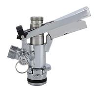 ZJchao Coupleur de Fût de Bière, Accessoire de Distributeur en Laiton 304 en Acier Inoxydable en Forme de U avec Filetage G5 8 pour Machine à Tirage de Restaurant de Bar à Domicile