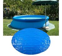 ZJchao Couvercle de Piscine Au-Dessus du Sol, Forme Ronde PE Rain Poucche Proove Piscine Couvre de Piscine Accessoires de Tissu de Protection pour Les Piscines Au-Dessus du (Diamètre 335CM)