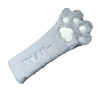 ZJchao Couvertures de Ceinture de sécurité, Couvercles de Ceinture de sécurité Mignonnes Aspect des Griffes de Chat Confortable Coucpe de de en Peluche Douce Couvercle de de Selle (GREY)