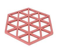 ZJchao Couvre-chaussures en Silicone Taft Chauds à Chaleur PADS ISOLATIONS RÉSOLITIONS DE 4 Protecteurs DE Table Non Fléchis Imperméables à la Maison avec Conception DE Texture Simple (rouge)