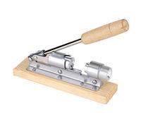 ZJchao Cracker, Outil, Ouvre-Noix Mécanique avec Base en Bois et Poignée - Construction en Métal Robuste, pour écrous de Différentes Tailles, pour Casser les Noix, les de Pécan et les Noisettes