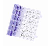 ZJchao de E87 Series Lot de 270 Joints Toriques pour Système de Climatisation Automobile avec Boîte de Rangement - Rondelles en Caoutchouc Fiables pour Diverses Applications (PURPLE)