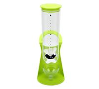 ZJchao Distributeur de Céréales de 1,8 L, Récipient Transparent de Grande capacité avec Mécanisme de Torsion pour Céréales de Petit Déjeuner, Noix,