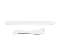 ZJchao Dossier en Os, 2 Tailles 21 Cm et 12 Cm, Dossier en Papier Plastique, Ensemble d'outils de Notation, Marqueur de Pli Pliant Précis pour la Fabrication de Cartes et la Reliure