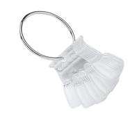 ZJchao Échantillons d'Ongles, échantillons d'Ongles 4 Couleurs 50pcs Conseils de Pratique du Nail Art Affichage de Vernis à Ongles Affichage de Gel de Vernis de Manucure pour la Pratique du à