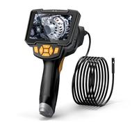 ZJchao Endoscope Industriel Portatif avec écran HD de 4,3", Caméra d'inspection étanche 1080P, Imagerie 2MP, Batterie Rechargeable de 2000 MAh pour l'entretien des équipements et Les Tests de