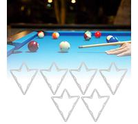 ZJchao Ensemble de Rack à Balle de Piscine, 6pcs Pool Table Balls Triangle Triangle Magical Rack Tree Table Pool pour 8 Balles de Billard à 8, 9 et 10
