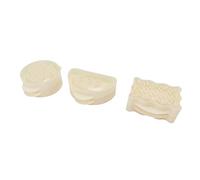 ZJchao Ensemble de Tartes Antiadhésives, 3 Pièces, Moule de Cuisson Facile, pour Gâteaux, Biscuits, avec 3 Formes ABS