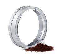 ZJchao Entonnoir Doseur Magnétique, Anneau de Dosage de café avec Aimants à 6 Points, Texture Diamant pour Porte-filtre de 58 Mm, Compatible avec (58MM)