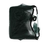 ZJchao épervier Petite Piège à Filet de Pêche Automatique avec 6 Ouvertures, Conception Pliable en Nylon pour Crabe, Homard, Vairon, écrevisse, équipement de Pêche 21,3 X 8,6 Pouces (12 Trous)