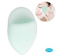 ZJchao Éponges du Visage, 5pcs Face Sponge Puff Puff Facial Sponge Hydrophile Exfoliant pour Visage PAVE DE CLASSEMENT FAC (GREEN)