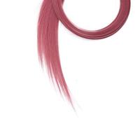 ZJchao Extensions de Cheveux Colorées Sights Highlights dans les Postiples Extensions de Cheveux Synthétiques sans Couture pour les Fêtes de Cosplay et Utilisation Quotidienne de (PINK)