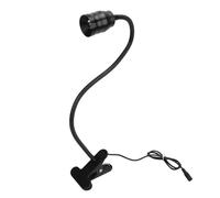 ZJchao Extensions de Cils Lampe UV Pince sur Col de Cygne Durcissement Cils Lampe UV avec Pédale de Contrôle pour Salon de Cils (Prise UE 100-240 V 110~240V)