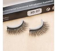 ZJchao Faux Cils 3D Auto-adhésifs, Extensions de Cils Naturelles pour Yeux Sensibles, Faciles à Porter et sans Irritation (3D-07)