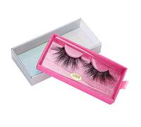 ZJchao Faux Cils, Cils Longs et Moelleux, Doux et Bouclés, pour un Usage Quotidien, Fêtes de Mariage, avec Boîte de Rangement Délicate (LD03)