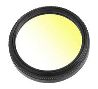 ZJchao Filtre d'objectif, Filtre ND avec Filtres à Crise de Gradient de 37 Mm Haute Performance pour la Caméra (Jaune dégradé)