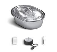 ZJchao Filtre pour Fontaine à Eau pour Animaux de Compagnie, Anneaux de Rechange en Acier Inoxydable, Média Filtrant Haute Performance pour Fontaines à Eau pour Animaux de Compagnie,