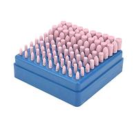 ZJchao Forets de Ponçage, Kit d'affûtage 100 Pièces, 80, Foret de Ponçage en Alumine Fondue, Diamètre de Tige de 3 Mm, adapté au Polissage du Jade, du Bois et du Métal