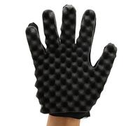 ZJchao Gants éponge Magiques pour Friser les Cheveux, éponge pour Boucler les Cheveux, Bobine Afro Flexible et Portable, pour Barbier, Outil de Coiffure avec Brosse Torsadée