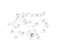 ZJchao Gemystones, Décor en Cristal 1000pcs / Sac avec Matériaux Acryliques Gemmes pour l'artisanat pour Les Décorations de Mariage, Les Projets Artisanaux et comme Charges de Vase (Transparent)