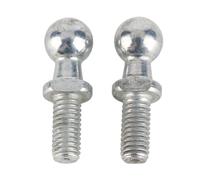 ZJchao Goujon à Bille en Fer, 2 Pièces M6 Goujon à Bille en Fer Filetés M6 avec à Standard d'origine OEM pour Vérins à Gaz Bonnet à extrémité Sphérique