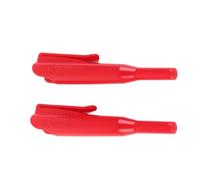 ZJchao Holder, 2pcs Design Standard avec Clamp/Holder Clamp/Holder Carpenter Cap Office Products Fix on Pocket, Sac à Outils, Sac à Dos, Livres (Rouge)