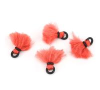 ZJchao Indicateurs de Frappe de Fil, 4pcs Indicateurs de Frappe de Fil de Pêche à la Mouche - Flotteurs Légers à Crochet de Dérive pour Une Pêche Précise au Bobber (Orange)