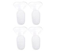 ZJchao Inserts de Poignées de en Gel pour Chaussures Amples, Doublures de Coussin Antidérapantes pour Talons, Baskets, Bottes avec Remplissage Adhésif Stable, Espace Supplémentaire pour (Transparente)