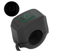 ZJCHAO interrupteur d'éclairage de moto Bouton de commande de commutateur de guidon de moto de 22 mm étanche universel pour phare