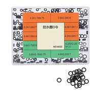 ZJchao Joints Toriques étanches pour Couronne de Montre, 10 Tailles, Accessoires de Réparation de Montres en Caoutchouc pour l'étanchéité avec Kit D'horloger Professionnel