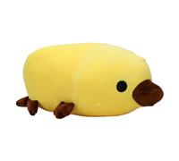 ZJchao Jouet en Peluche Bec de Canard, Grand Oreiller en Peluche Doux avec Un Design Réaliste et Rembourrage en Coton pour Enfants et Adultes, Décoration D'intérieur (Yellow)