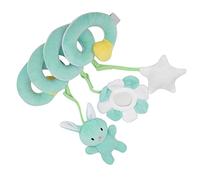 ZJchao Jouet en Spirale de Poussette de bébé Mignon, Hochet d'activité pour bébé, Jouet de Nouveau-né en Peluche Douce (Green)