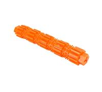 ZJchao Jouet Osseux de Chien, Chien Grincement des Jouets pour Maillers Agressifs Dents Nettoyage Indestructible Brosse à Dents Bâton Os Dentition pour Petit Moyen Grand (Orange)