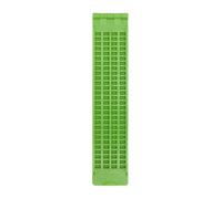 ZJchao Kit D'ardoise Braille 4 Lignes 28 Cellules, Tableau D'écriture Tactile avec Stylos à Pointe Métallique pour L'apprentissage à L'aveugle, Alliage ABS Durable Vert 8,66x1,77 Pouces