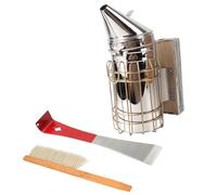 ZJchao Kit de Démarrage pour l'apiculture, Ensemble d'outils pour Ruche, Grattoir pour Ruche, Outil de Levage de Cadre, Brosse d'apiculture, Fournitures 'Apiculture avec Brosse de, Grattoir