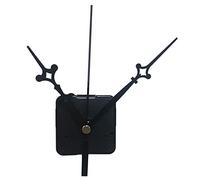 ZJchao Kit de Moteur de Mouvement D'horloge Silencieux, Temps Précis, Faible Consommation D'énergie, Mécanisme D'horloge DIY avec Raccords D'aiguilles Noires pour Réparer, Remplac