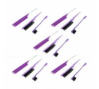ZJchao Kit de Peigne de Coiffure avec Sections de Queue Pointues et Poignées Ergonomiques pour Démêler les Séparations de Teinture à la Maison ou au Salon