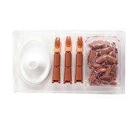ZJchao Kit de Pratique du Nail Art, 100 Faux Ongles Remplaçables avec 3 Modèles de Doigts et Base pour la Formation des Ongles, Artistes de Salon Débutants (PINK #90)
