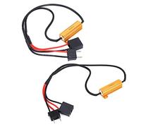 ZJchao Kit de Résistance LED H7 2 Pièces, Kit de Résistance de LED de Voiture 2 Pièces Décodeur LED H7 50 W 6 Ohm Résistance de Flash Annuleur sans Erreur pour Clignotant