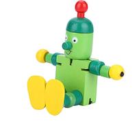 ZJchao Kits de Construction en Bois pour Enfants, Jouet Astrobot Jouet Robot en Bois Robot avec Sa Conception Flexible pour Les Garçons et Les Filles (Green)
