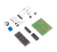 ZJchao Kits d'horloge numérique à souder électroniques 4 Chiffres DIY, avec Fonction de Correction idéal pour Les écoles