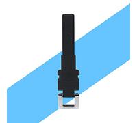 ZJchao Lame de clé d'urgence, 1 Pièce avec Boucle de Suspension en Alliage, Insertion de Porte-Clés à Distance, clé Vierge Non Coupée, Accessoires Automobiles