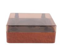 ZJchao Lecteur CD Rétro, Portable 5.0 avec Télécommande, Haut-parleurs Stéréo Intégrés, Prise en Charge de clé USB, pour la Maison, la Chambre à Coucher, Le Salon (Cerise)